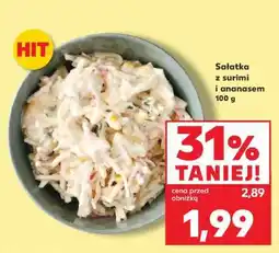 Kaufland Sałatka z surimi i ananasem 100 g oferta