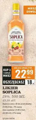 Biedronka SOPLICA CYTRYNA-MALINA oferta