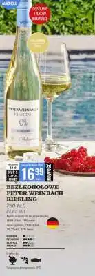 Biedronka BEZALKOHOLOWE PETER WEINBACH RIESLING oferta