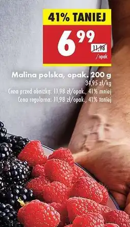 Biedronka Malina polska, opak. 200 g oferta