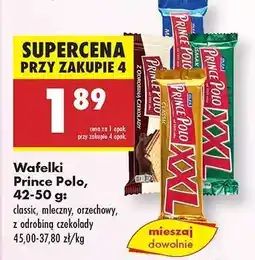 Biedronka Wafelki Prince Polo, 42-50 g oferta