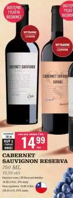 Biedronka CABERNET SAUVIGNON RESERVA oferta