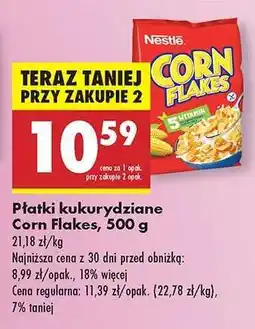 Biedronka Płatki kukurydziane Corn Flakes , 500 g oferta