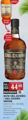 Biedronka RUM DEL DUEÑO / DEL DUEÑO DRINK oferta