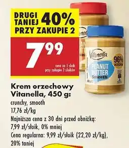 Biedronka Krem orzechowy Vitanella, 450 g oferta