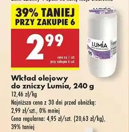Biedronka Wkład olejowy do zniczy Lumia 240 g oferta