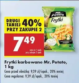 Biedronka Frytki karbowane Mr. Potato 1 kg oferta
