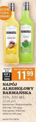 Biedronka NAPÓJ ALKOHOLOWY BARMAŃSKA oferta