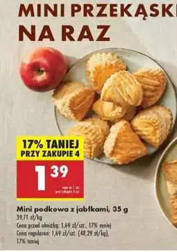 Biedronka Mini podkowa z jabłkami, 35 g oferta