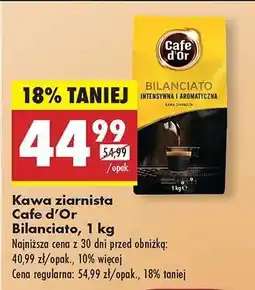 Biedronka Kawa ziarnista Cafe d'Or Bilanciato , 1 kg oferta