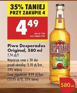 Biedronka Piwo Desperados Original , 580 ml oferta
