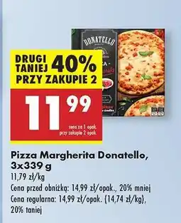 Biedronka Pizza Margherita Donatello 3x339 g oferta
