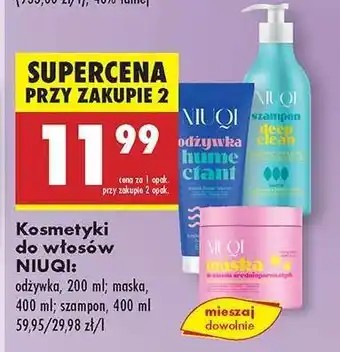 Biedronka Kosmetyki do włosów NIUQI oferta