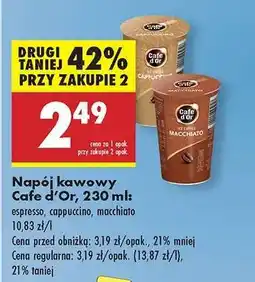 Biedronka Napój kawowy Cafe d'Or, 230 ml oferta
