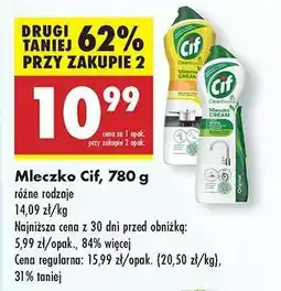 Biedronka Mleczko Cif, 780 g oferta