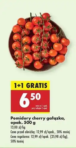 Biedronka Pomidory cherry gałązka opak 500 g oferta