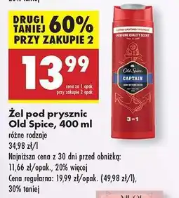 Biedronka Żel pod prysznic Old Spice 400 ml oferta