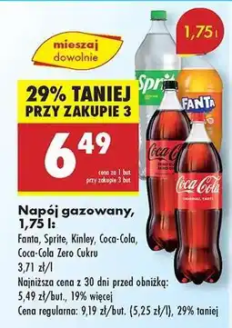 Biedronka Napój gazowany, 1,75 l oferta