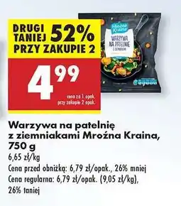 Biedronka Warzywa na patelnię z ziemniakami Mroźna Kraina , 750 g oferta