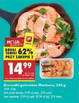 Biedronka Krewetki gotowane Marinero 250 g oferta
