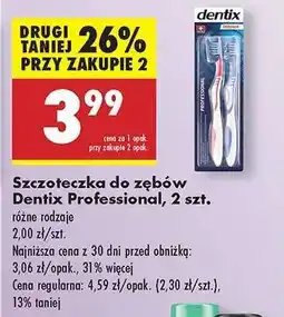 Biedronka Szczoteczka do zębów Dentix Professional, 2 szt oferta