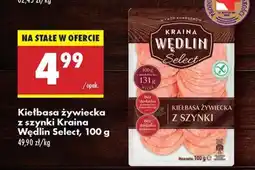 Biedronka Kiełbasa żywiecka z szynki Kraina Wędlin Select , 100 g oferta