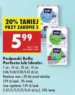 Biedronka Podpaski Bella Perfecta lub Ideale oferta