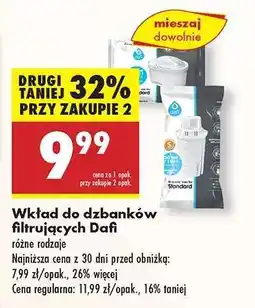 Biedronka Wkład do dzbanków filtrujących Dafi oferta