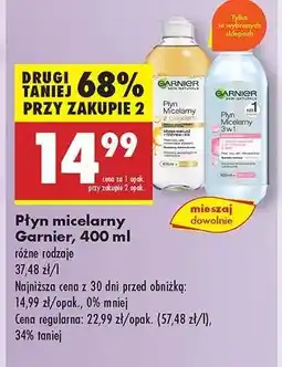 Biedronka Płyn micelarny Garnier 400 ml oferta