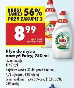 Biedronka Płyn do mycia naczyń Fairy, 750 ml oferta
