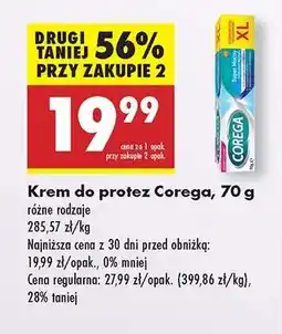 Biedronka Krem do protez Corega , 70 g oferta