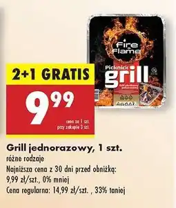 Biedronka Grill jednorazowy 1 szt oferta