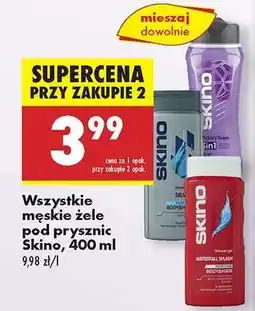 Biedronka Wszystkie męskie żele pod prysznic Skino, 400 ml oferta