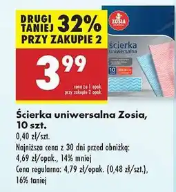 Biedronka Ścierka uniwersalna Zosia, 10 szt oferta