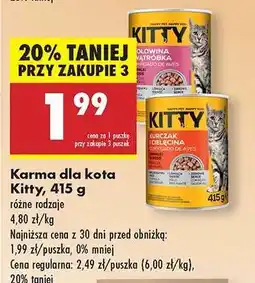 Biedronka Karma dla kota Kitty, 415 g oferta