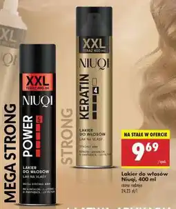 Biedronka Lakier do włosów NIUQI, 400 ml oferta