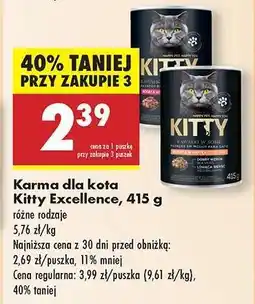 Biedronka Karma dla kota Kitty Excellence, 415 g oferta