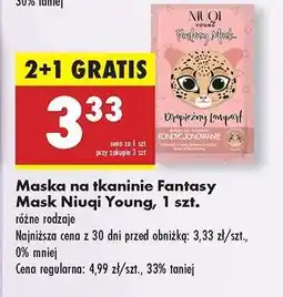 Biedronka Maska na tkaninie Fantasy Mask Niuqi Young , 1 szt oferta