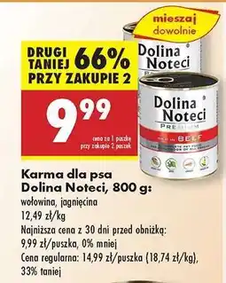Biedronka Karma dla psa Dolina Noteci, 800 g oferta