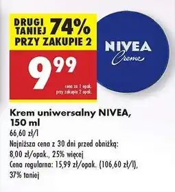 Biedronka Krem uniwersalny NIVEA, 150 ml oferta
