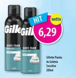 DUO-TES Gillette Pianka do Golenia Sensitive oferta