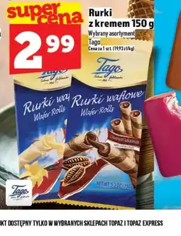 Topaz Rurki z kremem Tago oferta