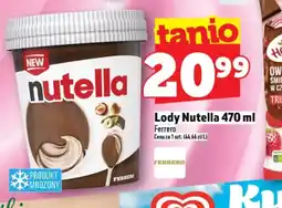 Topaz Lody Nutella oferta