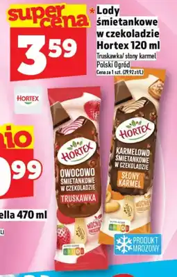 Topaz Lody śmietankowe w czekoladzie Hortex oferta