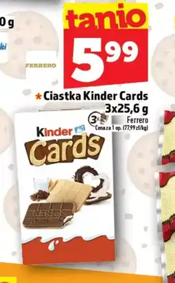 Topaz Ciastka Kinder Cards oferta