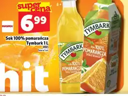 Topaz Sok 100% pomarańcza Tymbark oferta