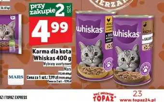 Topaz Karma dla kota Whiskas oferta