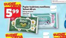 Topaz Papier toaletowy nawilżany Velvet oferta