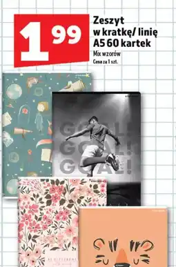 Topaz Zeszyt w kratkę/linie oferta