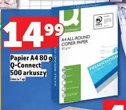 Topaz Papier A4 80 g Q-Connect oferta